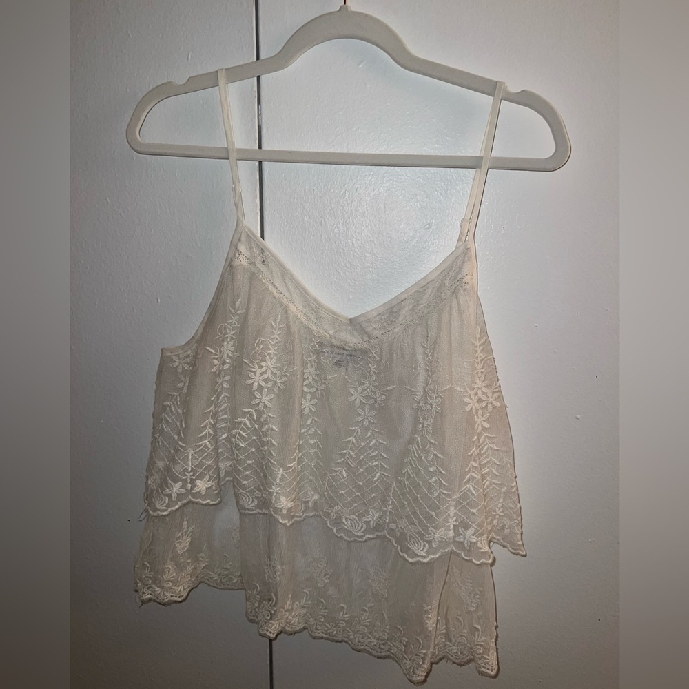 AE Crop Lace Tank